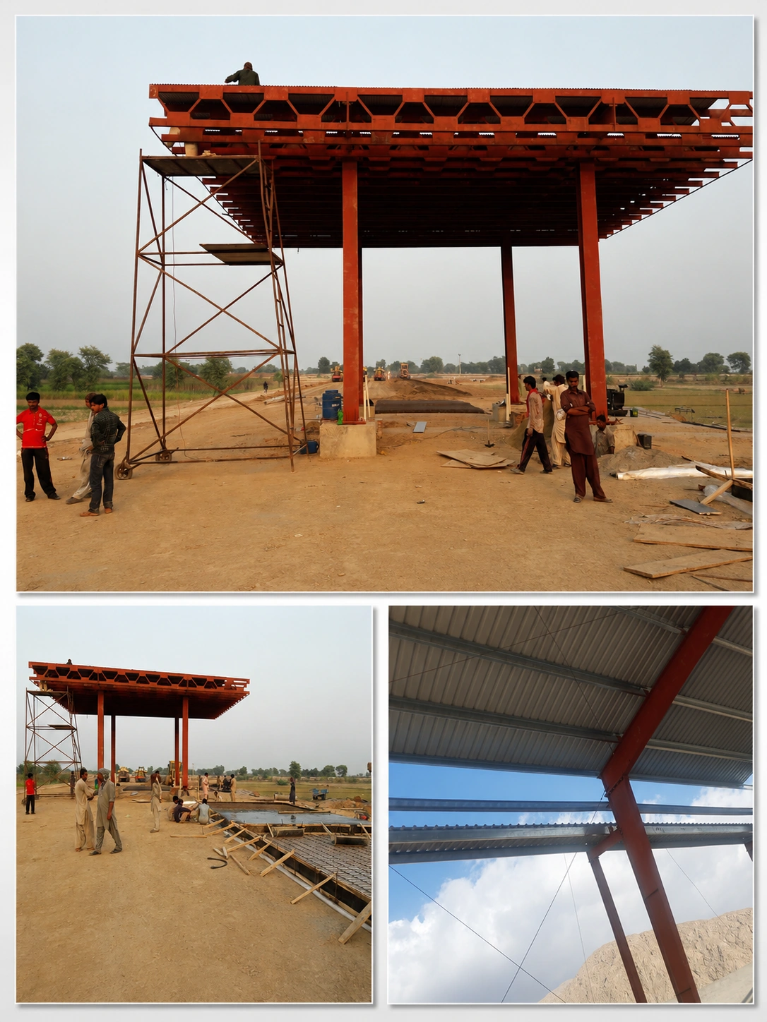 Steel fabrication workshop